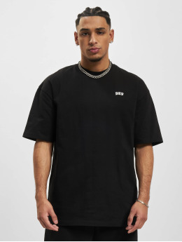 DEF T-Shirty PLAIN  czarny