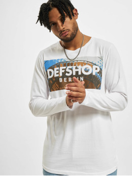 DefShop T-Shirt manches longues MERCH  blanc
