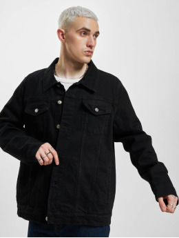 Denim Project Kurtki przejściowe Dpvintage Trucker Recycled czarny