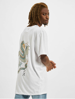 Denim Project T-Shirt Dragon Washed Box Fit blanc
