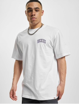 Dickies T-Shirt Aitkin Chest blanc