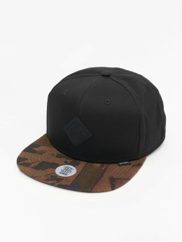 Djinns Snapback Cap 6 Panel Artyabstract schwarz