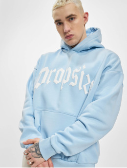 Dropsize Hoodies Heavy Oversize Puffer Print blå