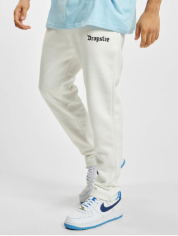 Dropsize Männer Jogginghose Logo in weiß