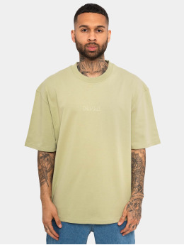 Dropsize Trika Dropsize Heavy HD Front Logo T-Shirt zelený