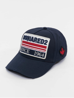 Dsquared2 Snapback Cap Patch Baseball  blau