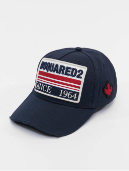 Dsquared2 Snapback Caps Patch Baseball  modrý