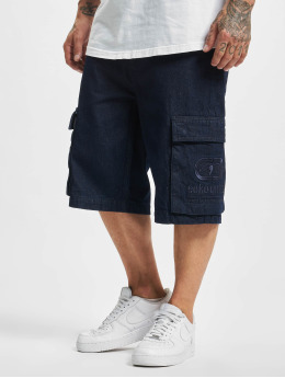 LES SIX / Wool Denim Shorts - indigo helpsavepets.com