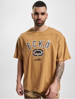 Ecko Unltd. T-Shirt Boxy Cut  brown