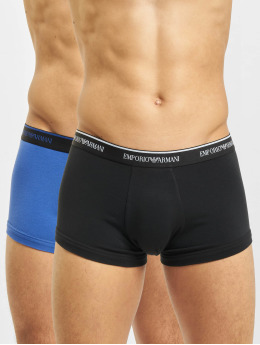 Emporio Armani  Shorts boxeros 2 Pack Black/Blue negro