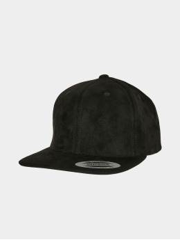 Flexfit Casquette Snapback & Strapback Suede Leather noir