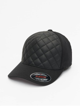   Diamond Quilted  ted Cap Black