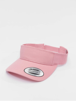 Flexfit Snapback Caps Curved Visor pink