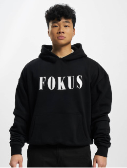 FOKUS x DEF Hoody Plain  schwarz
