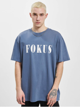 FOKUS x DEF T-Shirt Plain blau