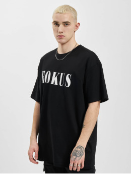 FOKUS x DEF T-Shirt Plain schwarz