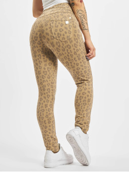 Freddy Skinny Jeans Now Regular Cotton Medium Waist beige