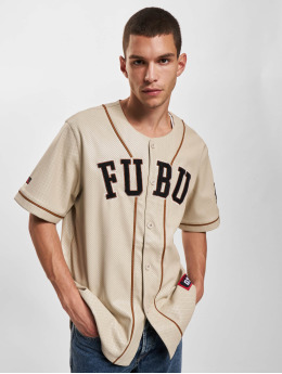 Fubu Hemd Leather Baseball  beige