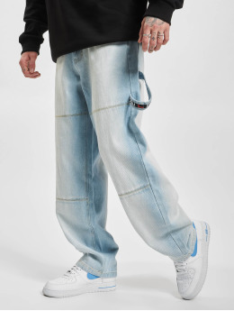 Fubu Spodnie Baggy Corporate Bleached niebieski