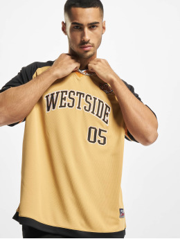 Fubu Tričká Athletics Westside Jersey hnedá
