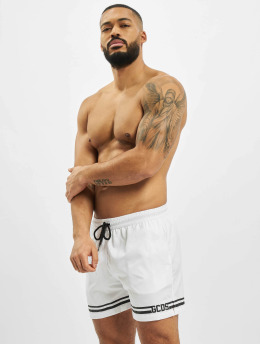 GCDS Boxer da mare Classic bianco