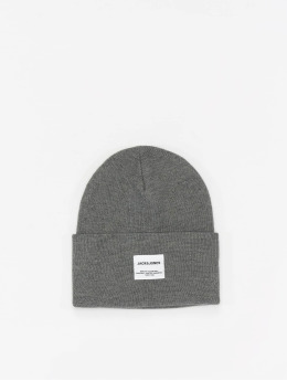 Jack & Jones Beanie Long Knit grau