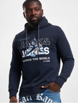 Jack & Jones Hoodies Hunt blå