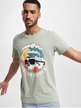 Jack & Jones T-Shirt Tidal Crew Neck gris
