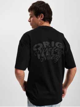 Jack & Jones T-Shirt Richmond High Crew Neck schwarz
