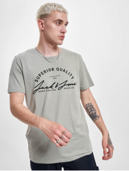 Jack & Jones T-shirts Ace Crew Neck grå
