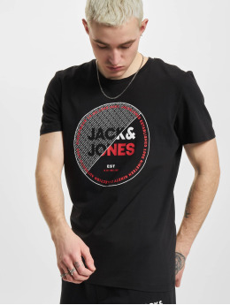 Jack & Jones T-Shirty Ralf Crew Neck czarny