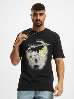 Jack & Jones T-skjorter Hollywood Skull Crew Neck svart