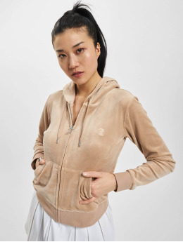 Juicy Couture Zip Hoodie Robertson Class  braun