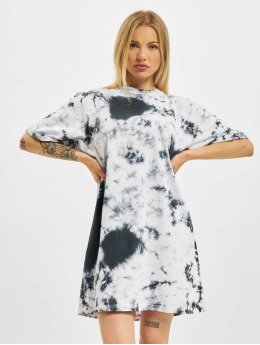 Just Rhyse Kleid Buzios Tie Dye Oversized  weiß