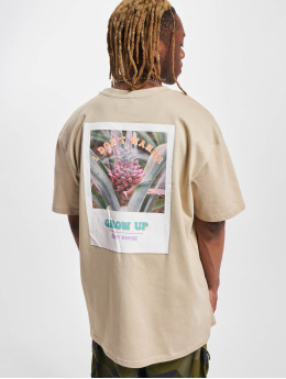 Just Rhyse t-shirt Pola  beige