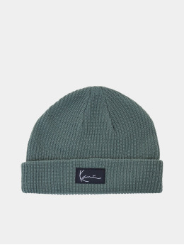 Karl Kani Beanie Woven Signature Fisherman grün