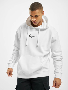 Karl Kani Bluzy z kapturem Signature  bialy