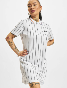 Karl Kani Dress Signature Pinstripe Polo white