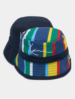 Karl Kani Hat Signature Reversible Stripe blue