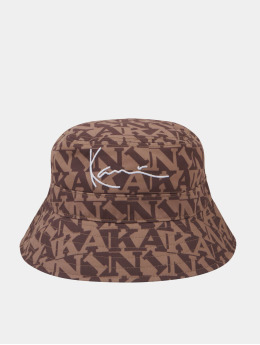 Karl Kani hoed Signature Logo bruin