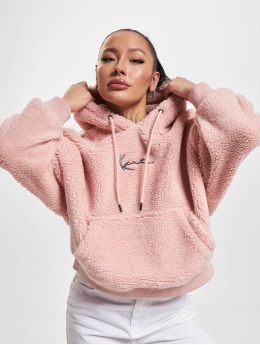 Karl Kani Hoody Metal Signature Teddy Os rose