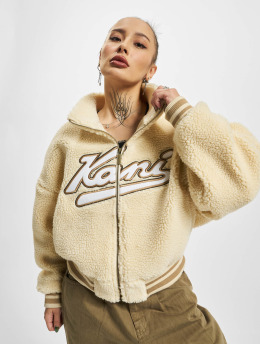 Karl Kani Jacket / Lightweight Jacket Teddy in beige 929802