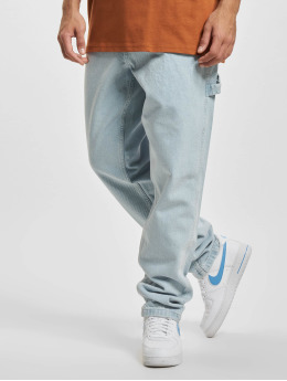 Karl Kani Loose Fit Jeans Retro Tapered Workwear Denim Loose niebieski