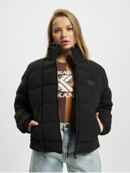 Karl Kani Puffer Jacket Small Signature Quilted  black