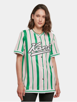 Karl Kani Skjorter Varsity Stripe Baseball rosa
