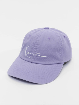 Karl Kani snapback cap Signature Washed paars