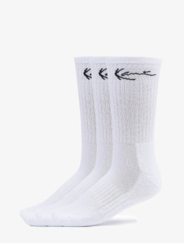 Karl Kani Sokken Signature Socks 3 Pack  wit