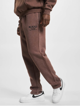 Karl Kani Spodnie do joggingu Retro Washed Straight Leg brazowy
