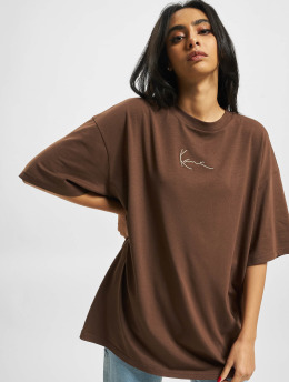 Karl Kani T-shirt Small Signature Dress  brun