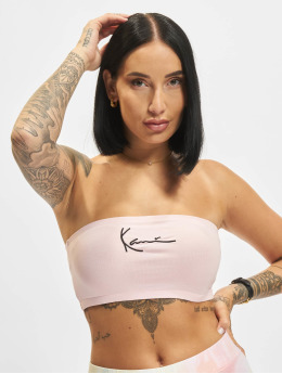 Karl Kani Top Small Signature Bandeau  rose